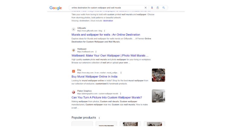 E-commerce case study