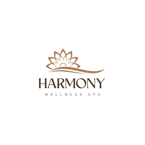 gold minimalist spa therapy logo design